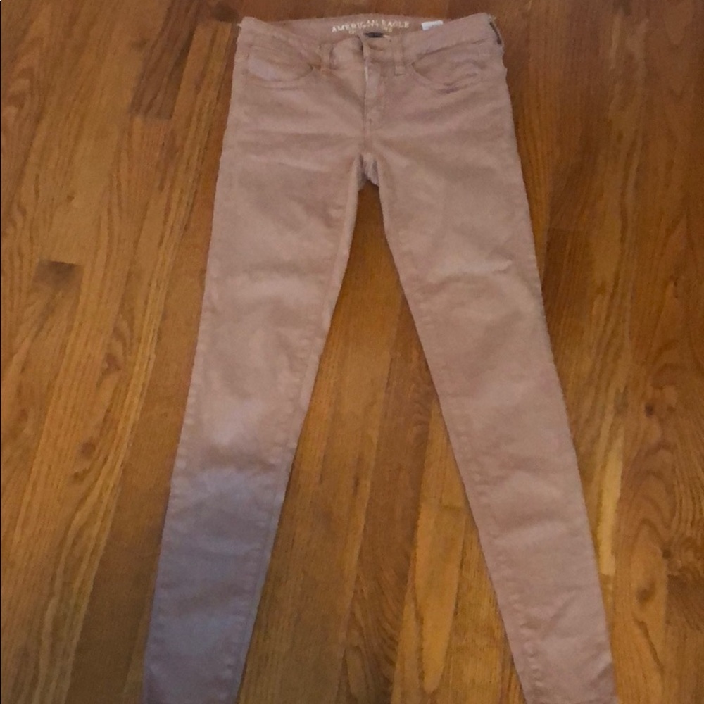 Pink American eagle jeans
